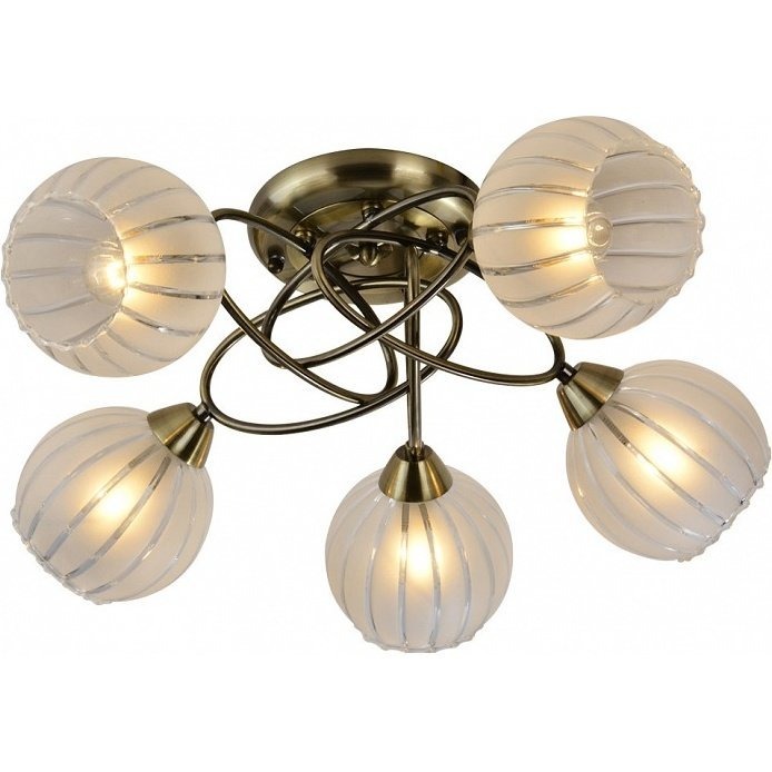 Фото Потолочная люстра IDLamp 230 230/5PF-Oldbronze - интернет-магазин МегаТерем в Москве