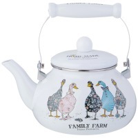 Чайник agness  эмалированный серия "family farm", 2,5 л (934-626) 