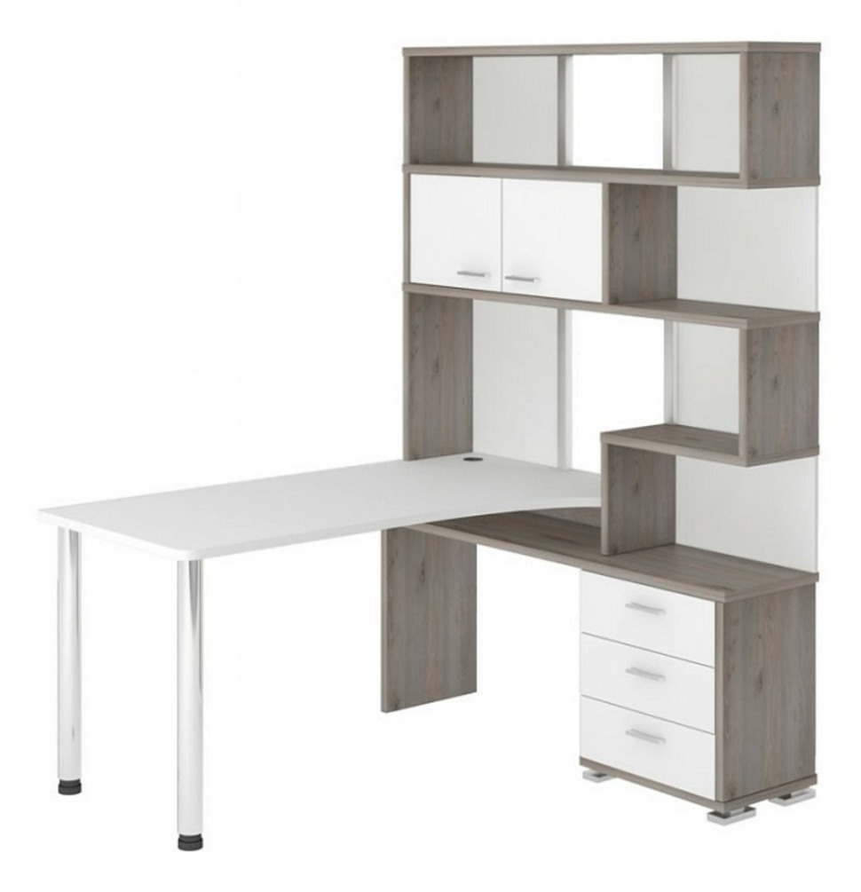 Фото Стол компьютерный Домино нельсон СР-420/150 MER_SR-420_150_NBEBE-PRAV - интернет-магазин МегаТерем в Москве