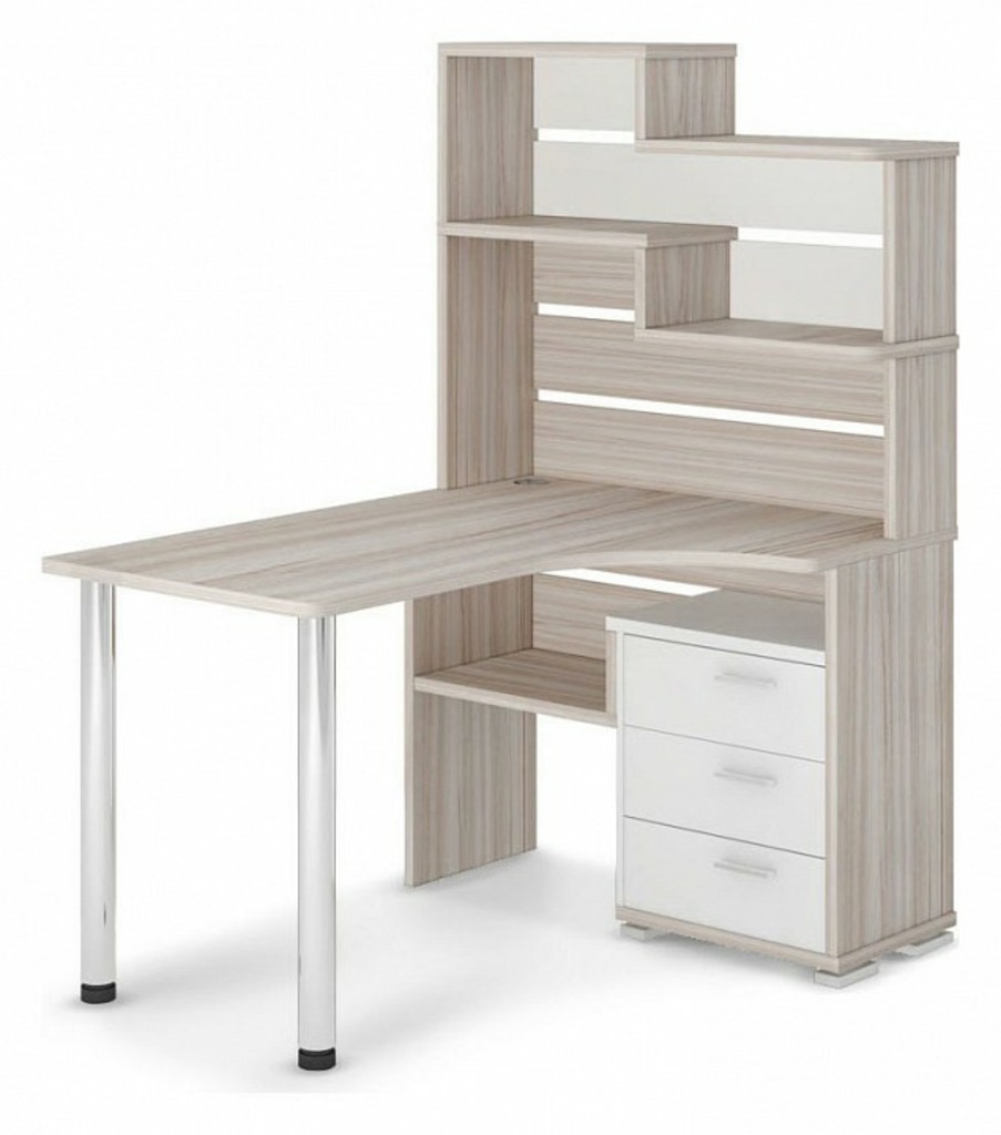 Фото Стол компьютерный Домино СР-132-130 MER_SR-132_KBE-PRAV - интернет-магазин МегаТерем в Москве