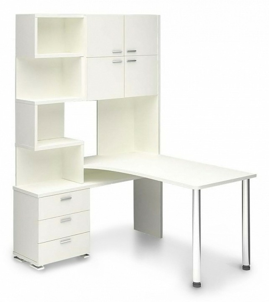 Фото Стол компьютерный Латте СР-500М190 MER_SR-500M_190_BE-LEV - интернет-магазин МегаТерем в Москве