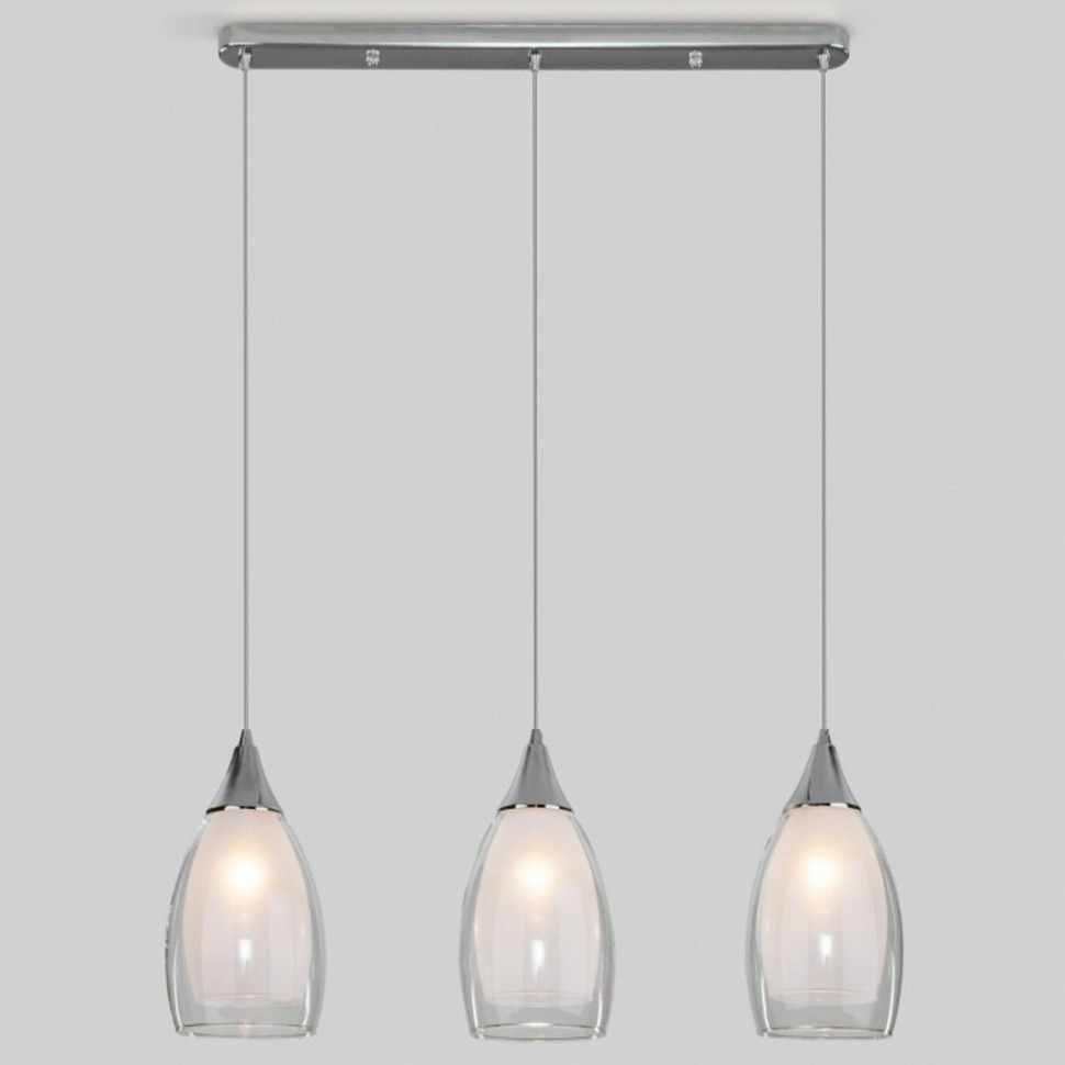 Фото Подвесной светильник Eurosvet Cosmic 50285/3 хром EV_a056839 - интернет-магазин МегаТерем в Москве