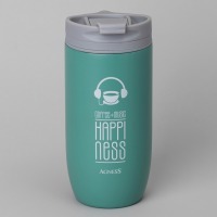 Термокружка agness "happiness" 450мл (709-113) 