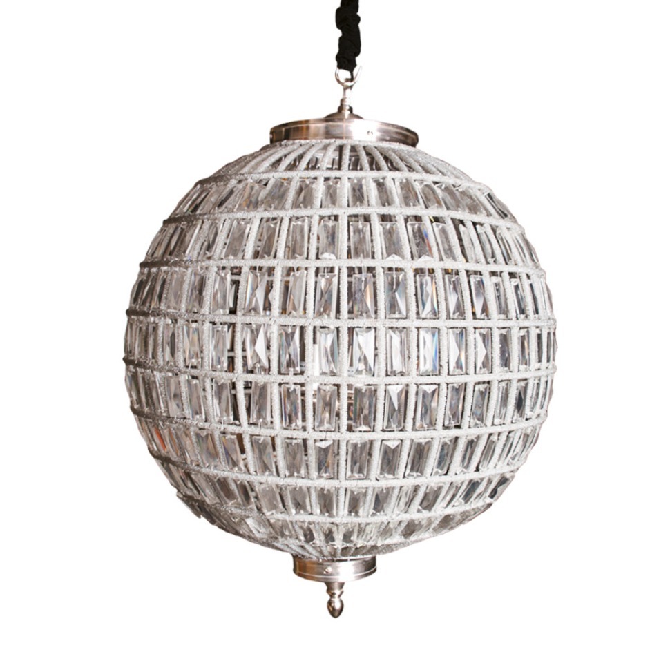 Фото Люстра Казбах 4353LA, 61, каркас металл, стекло, бронза, Antique silver, RESTORATION HARDWARE - интернет-магазин МегаТерем в Москве