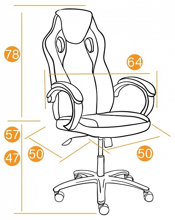 Фото Кресло игровое Racer GT new TET_13252 - интернет-магазин МегаТерем в Москве