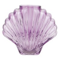 Ваза для цветов seashell, 18,5 см, лиловая (78574)