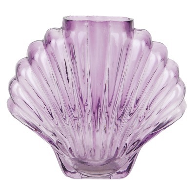 Ваза для цветов seashell, 18,5 см, лиловая (78574)