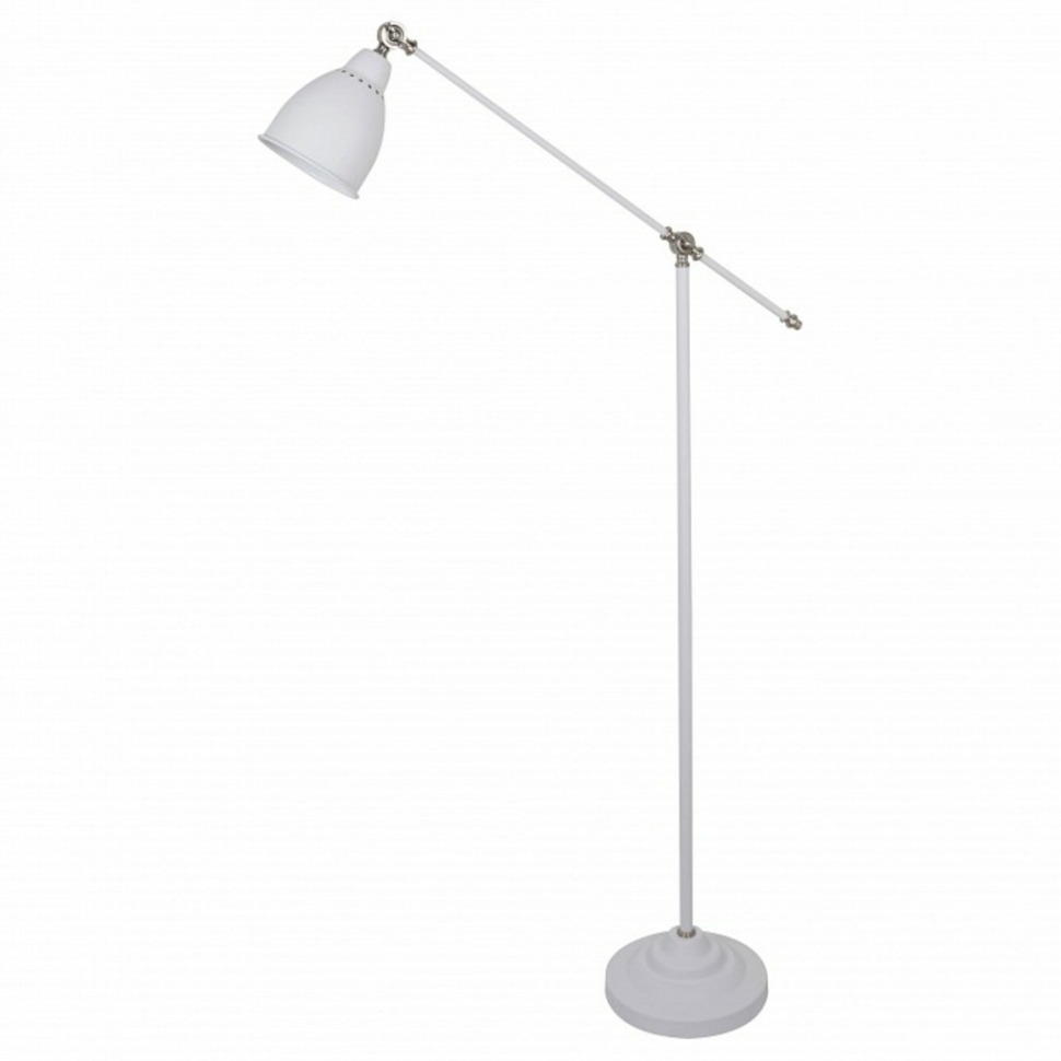 Фото Торшер Arte Lamp Braccio A2054PN-1WH AR_A2054PN-1WH - интернет-магазин МегаТерем в Москве