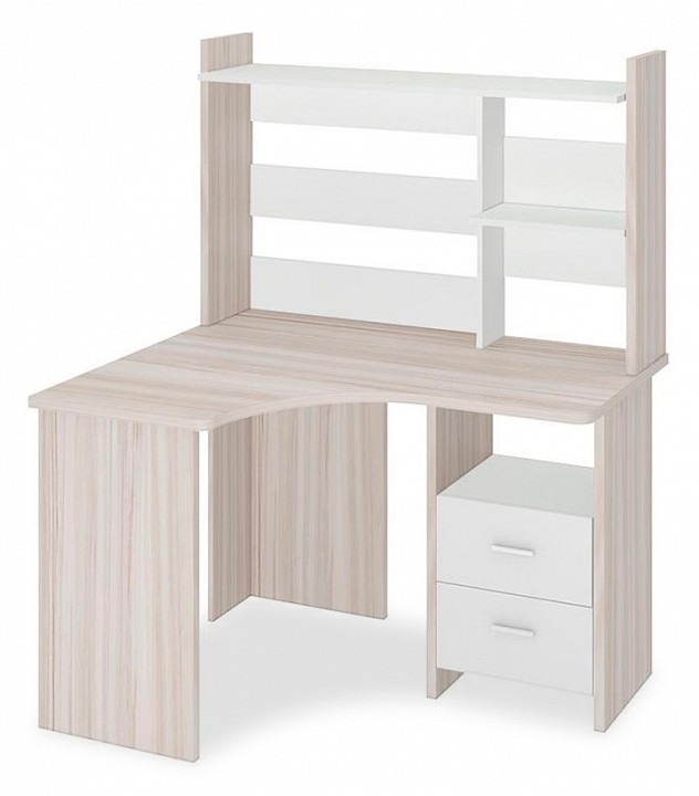 Фото Стол компьютерный Домино Lite СКЛ-Угл120+НКЛ-120 КБЕ ЛЕВ MER_SKL-Ugl120_NKL-120_KBE_LEV - интернет-магазин МегаТерем в Москве