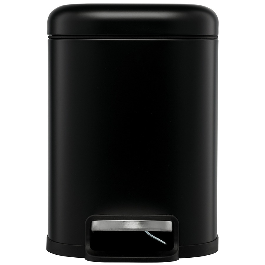 Фото Ведро мусорное с педалью, графит, 6 л (78736) - интернет-магазин МегаТерем в Москве