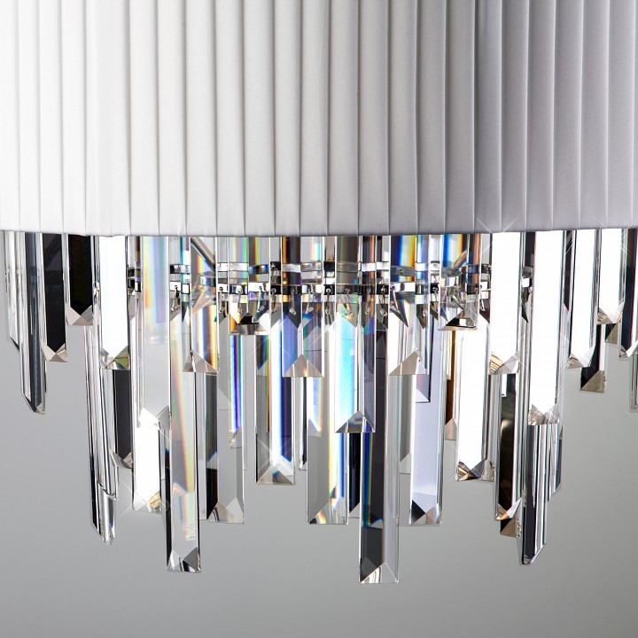 Фото Подвесной светильник Eurosvet Amantea 10122/6 хром/прозрачный хрусталь Strotskis Smart EV_a054108 - интернет-магазин МегаТерем в Москве