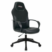 Кресло компьютерное Brabix Alpha GM-018 ткань/экокожа черное 532636 (91146)