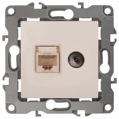 ТВ-розетка и розетка Ethern...