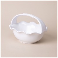 Ваза для фруктов с ручкой 20х16х15 см Lefard (763-095)