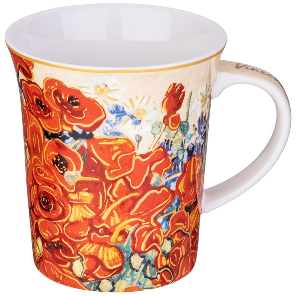 Фото Кружка lefard маки (в. ван гог) 420 мл (104-1004)  - интернет-магазин МегаТерем в Москве