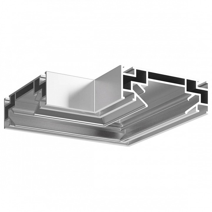 Фото Соединитель угловой внешний для треков встраиваемых Denkirs TR3000 TR3031-AL DK_TR3031-AL - интернет-магазин МегаТерем в Москве