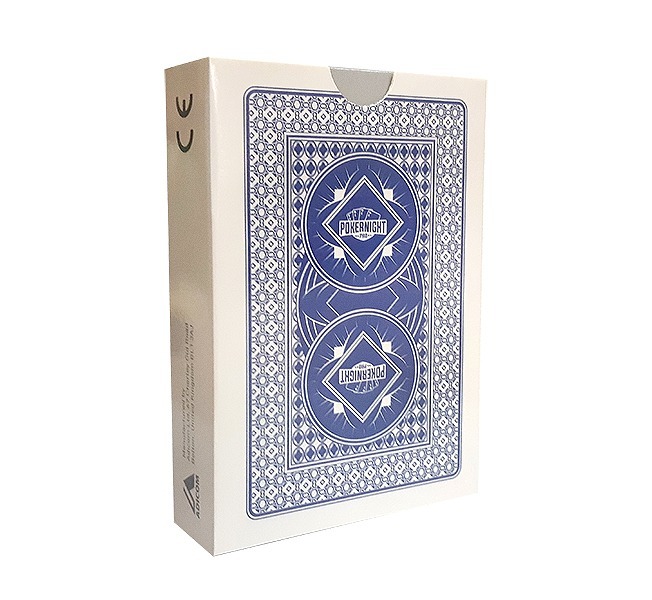 Фото Карты для покера Poker Night Pro blue 100% пластик (64645) - интернет-магазин МегаТерем в Москве