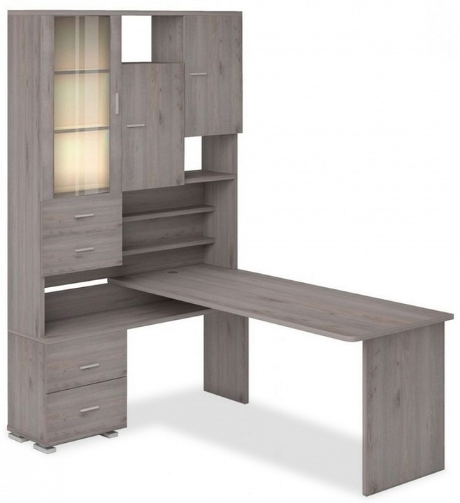 Фото Стол компьютерный Домино СР-620/180 MER_SR-620-180-N-LEV - интернет-магазин МегаТерем в Москве