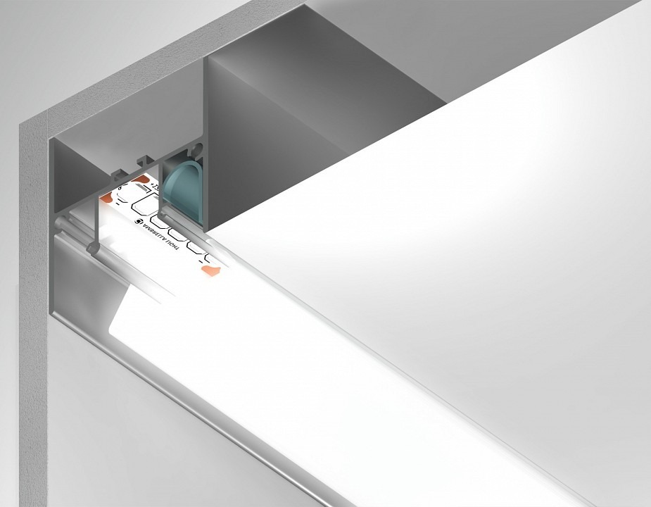 Фото Короб для контурной подсветки натяжного потолка Ambrella Light GP GP4050AL AMBR_GP4050AL - интернет-магазин МегаТерем в Москве