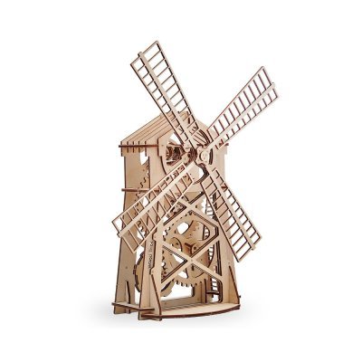 Механический 3D-пазл из дер...