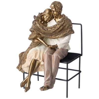 Статуэтка "пара" 13,5х13х20,5 см Lefard (162-1073)