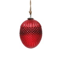 Новогодняя игрушка ND-76C, стекло, Red, ROOMERS FURNITURE