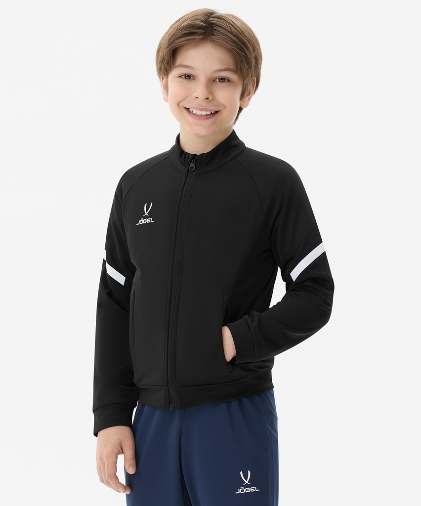 Фото Олимпийка JOGEL CAMP 2 Track Jacket, черный, детский (2114548) - интернет-магазин МегаТерем в Москве