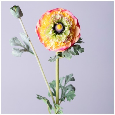 Цветок искусственный "ранункулюс" высота=55см. Lefard (287-529)