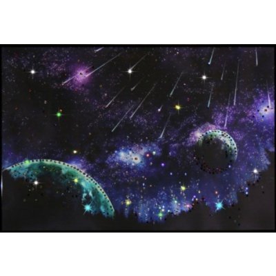Картина Звездопад с кристаллами Swarovski (1106)