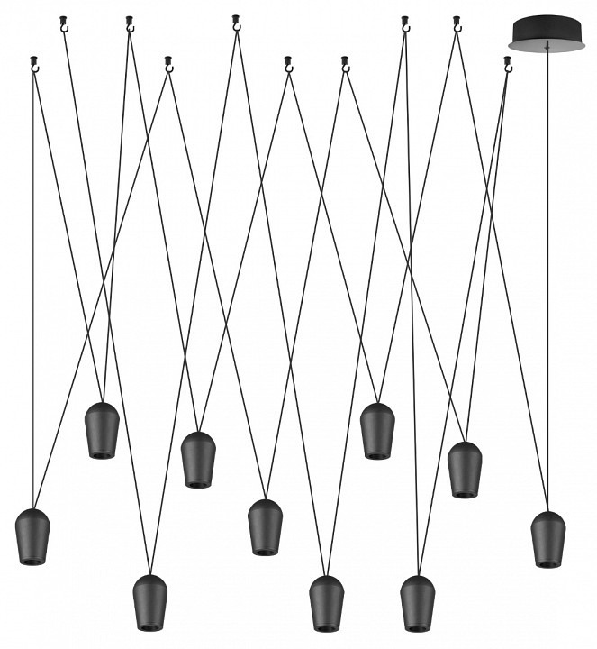 Фото Подвесная люстра Loft it Blackout 10357/10 LF_10357_10 - интернет-магазин МегаТерем в Москве