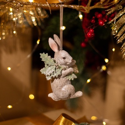 Елочное украшение кролик 5,...