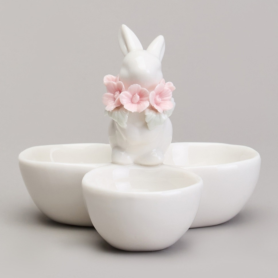 Фото Блюдо для яиц зайчик 11х10,5х10 см LEFARD (146-2181) - интернет-магазин МегаТерем в Москве