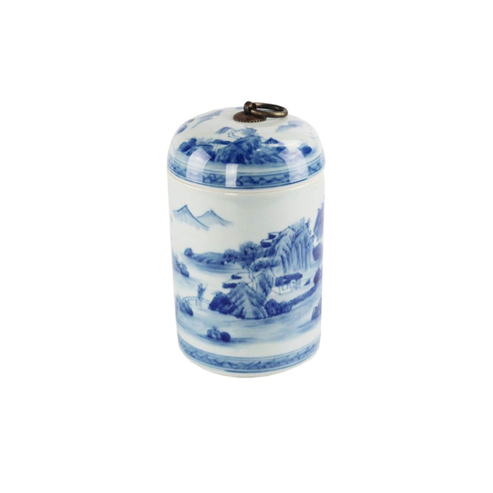 Фото Ваза Rzcc01-b, фарфор, blue/white, ROOMERS FURNITURE - интернет-магазин МегаТерем в Москве