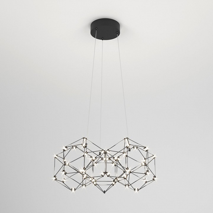 Фото Подвесная люстра Eurosvet Uma 90169/5 черный жемчуг EV_a061150 - интернет-магазин МегаТерем в Москве