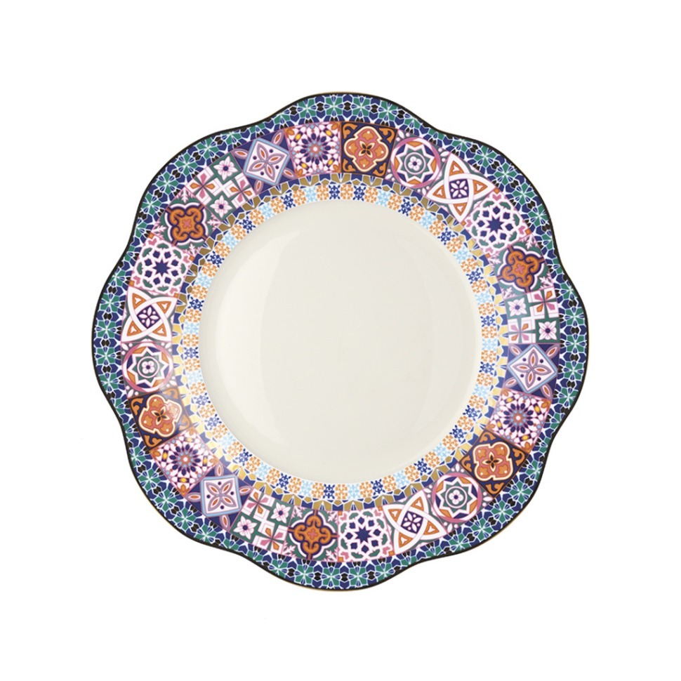 Фото Тарелка LANE029EB003265, 26,5 см, костяной фарфор, mixed, LE COQ - интернет-магазин МегаТерем в Москве