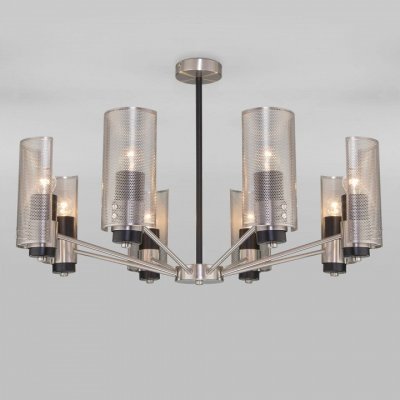 Люстра на штанге Eurosvet Grino 70139/8 никель EV_a057948