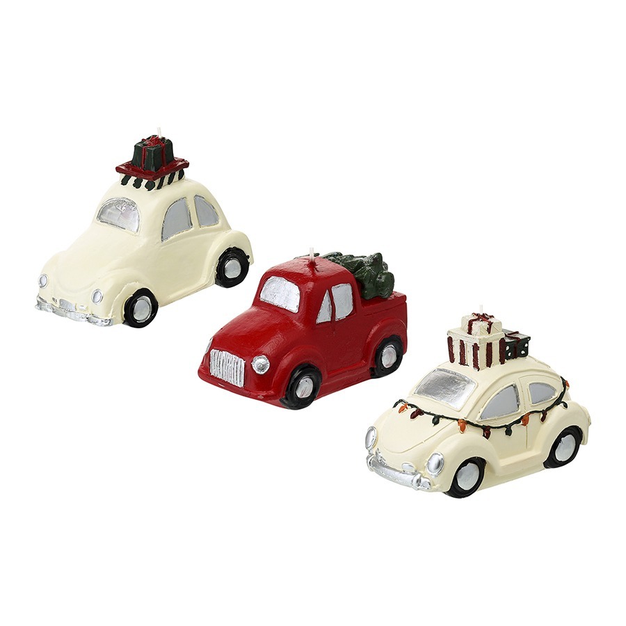 Фото Набор декоративных свечей magic drive из коллекции new year essential, 3 шт. (78328) - интернет-магазин МегаТерем в Москве