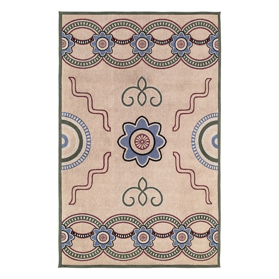 Фото Ковер из хлопка по мотивам эвенских орнаментов из коллекции cultural heritage, 200х300 см (78517) - интернет-магазин МегаТерем в Москве