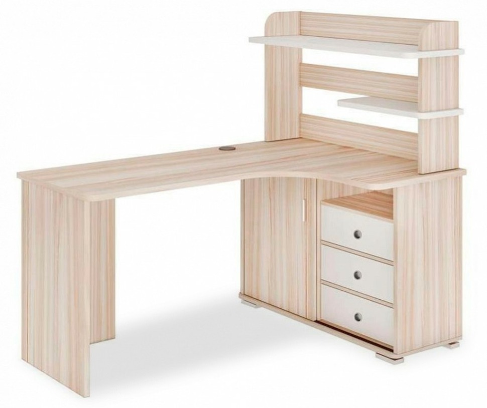 Фото Стол компьютерный Домино СР-165 MER_SR-165-KBEK-PRAV-NOVYJ - интернет-магазин МегаТерем в Москве