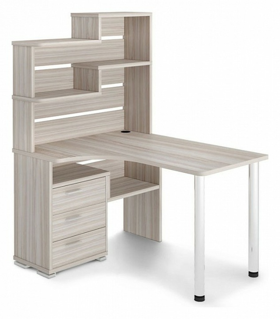 Фото Стол компьютерный Домино СР-132-130 MER_SR-132_K-LEV - интернет-магазин МегаТерем в Москве