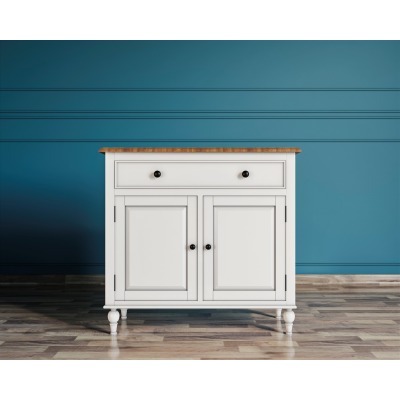 Белая прихожая Odri с полко...