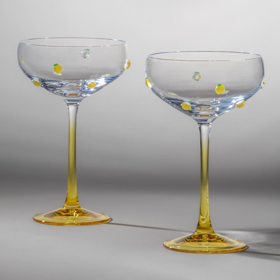 Фото Набор креманок fruity lemon из 2 шт. 270 мл Lefard (685-100) - интернет-магазин МегаТерем в Москве