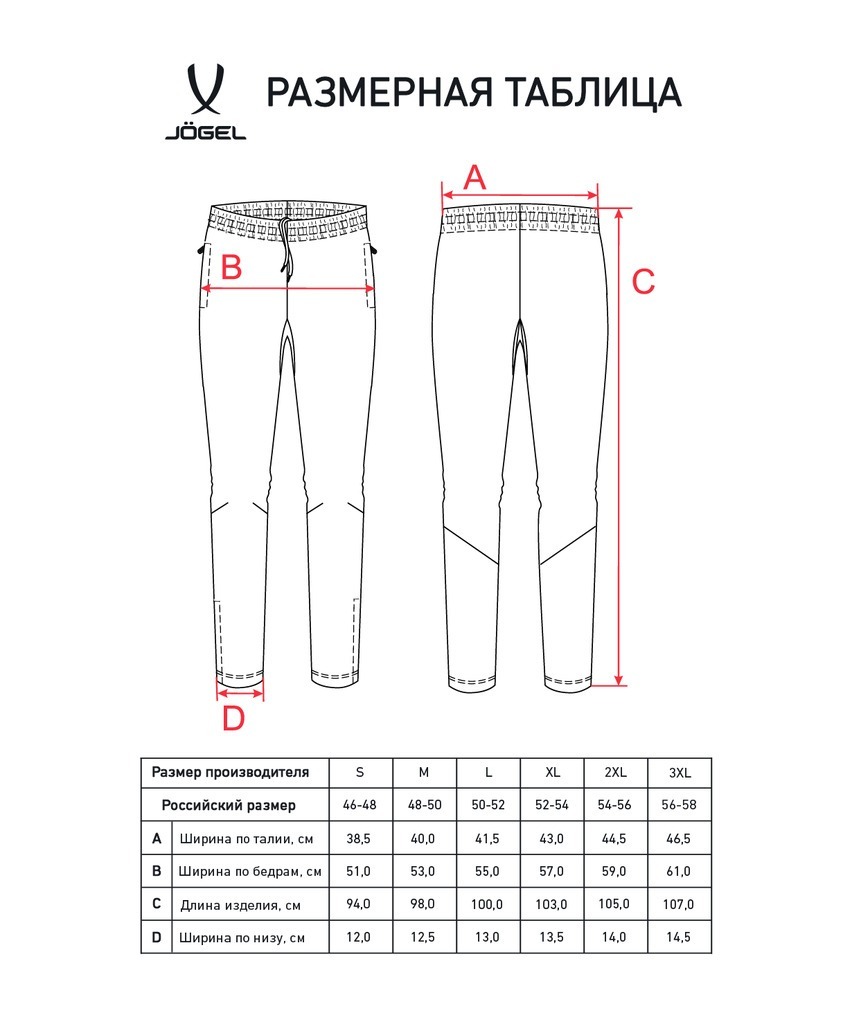 Фото Брюки тренировочные JÖGEL CAMP 2 Training Pants, темно-серый (2112249) - интернет-магазин МегаТерем в Москве