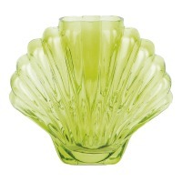Ваза для цветов seashell, 18,5 см, зеленая (78573)