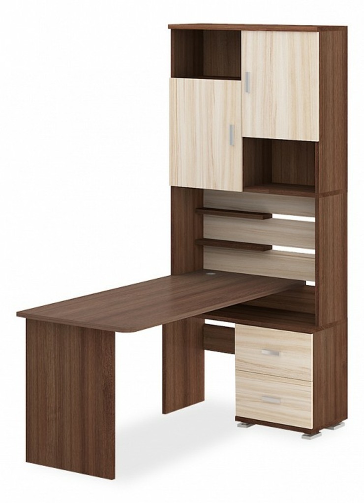 Фото Стол компьютерный Домино СР-720/160 MER_SR-720-160-SHKSH-CH-PRAV - интернет-магазин МегаТерем в Москве