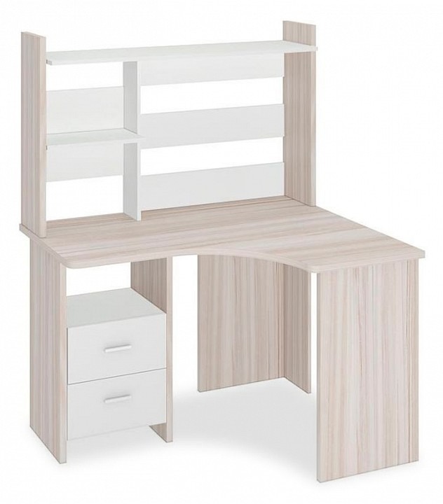 Фото Стол компьютерный Домино Lite СКЛ-Угл120+НКЛ-120 КБЕ ПРАВ MER_SKL-Ugl120_NKL-120_KBE_PRAV - интернет-магазин МегаТерем в Москве