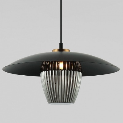 Подвесной светильник Eurosvet Kamari 50259/1 черный/дымчатый EV_a064946