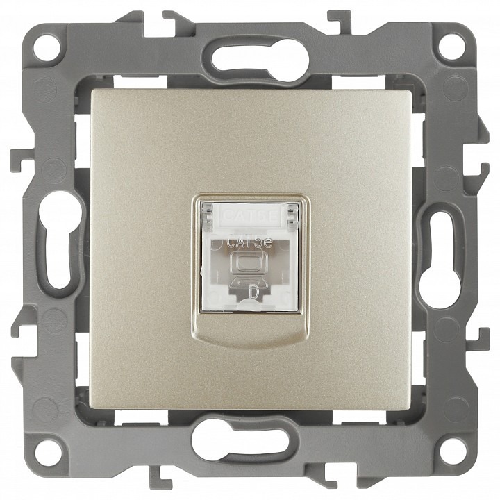 Фото Розетка Ethernet RJ-45 без рамки Эра Эра 12 12-3107-04 ER_B0014726 - интернет-магазин МегаТерем в Москве