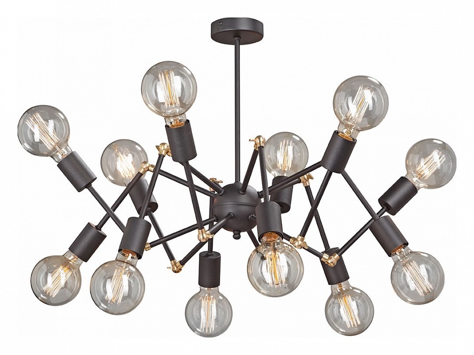 Фото Люстра на штанге Vitaluce  V4897-1/12PL VI_V4897-1_12PL - интернет-магазин МегаТерем в Москве