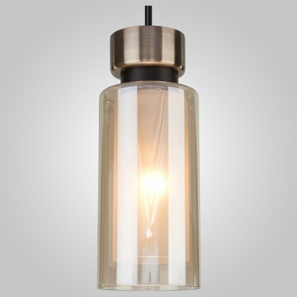 Фото Подвесной светильник Eurosvet Amado 50115/1 черный EV_a050250 - интернет-магазин МегаТерем в Москве